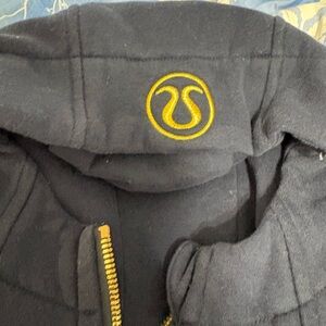 lululemon athletica Scuba Black with Gold Accents